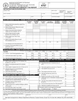 Blank Missouri 4757 Template