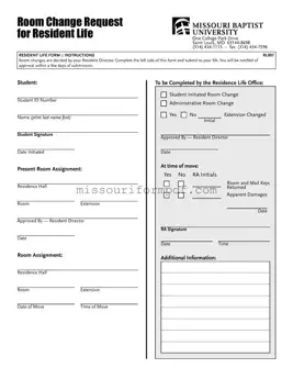 Blank Missouri Baptist University Rl007 Template